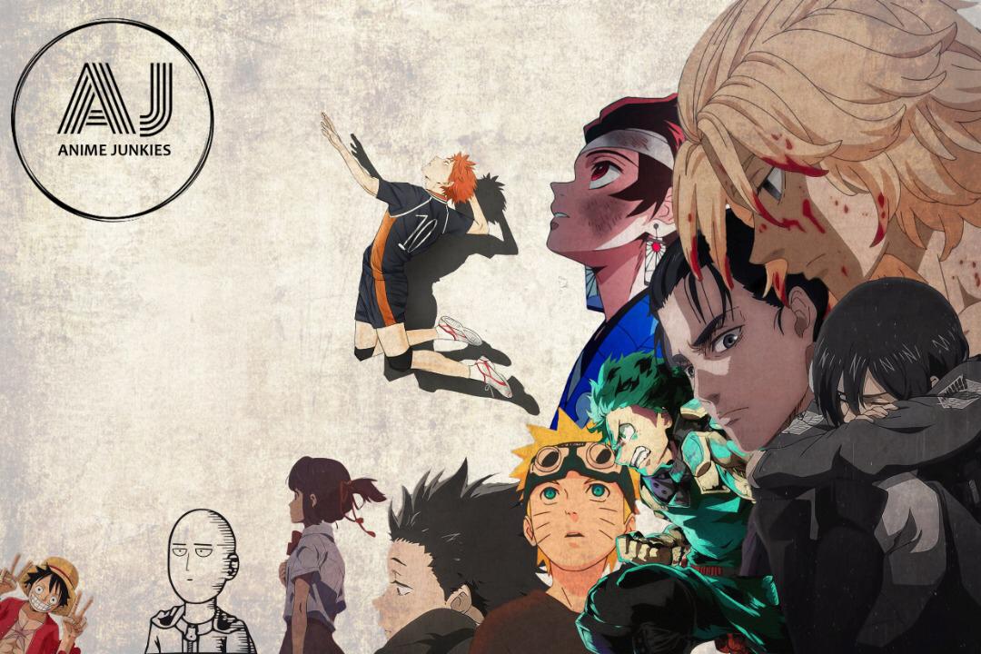 Anime Junkies Zimbabwe Poster of anime characters