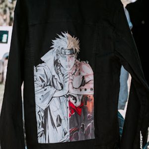 Black Denim Jacket Naruto